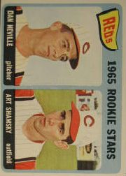 1965 Topps Baseball Cards      398     Rookie Stars-Dan Neville RC-Art Shamsky RC